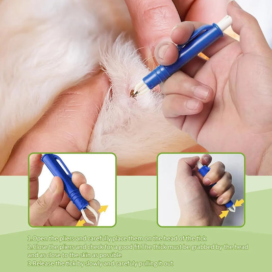 Kits d'outils d'élimination des tiques (4 pièces)