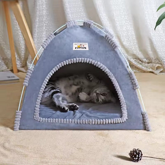 Tente pliable pour chats